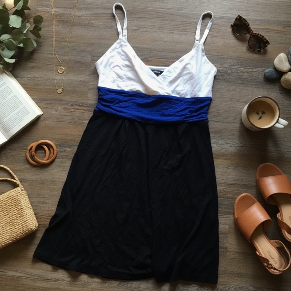 Express Colorblock SunDress size small